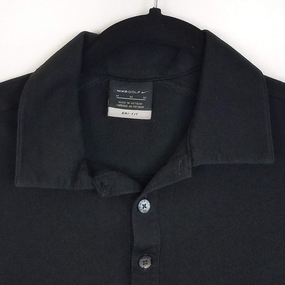 ~~SOLD~~ Nike Men's Black Golf Polo Dri-Fit - Picture 3 of 4